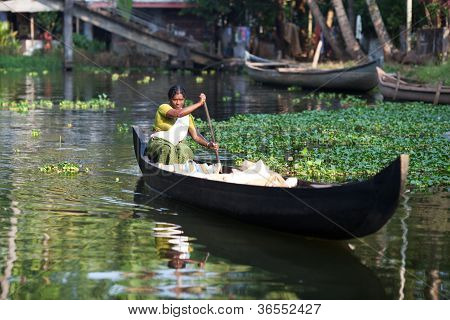 Backwaters Kerala, Güney Hindistan