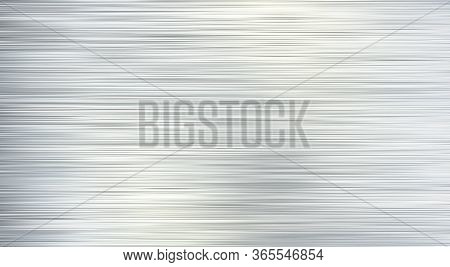 Vector Gray Brushed Metal Texture Or Background