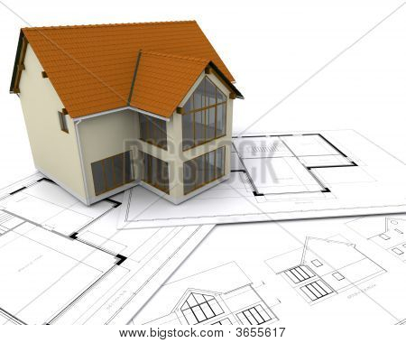 House On Blueprints