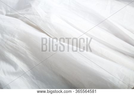 White Parchment Wrapping Paper Background. Horizontal Frame