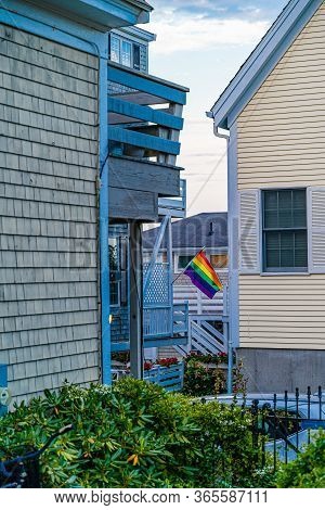 Provincetown Massachusetts August 21, 2019 At The End Of Cape Cod Provincetown Has A Large Gay Popul