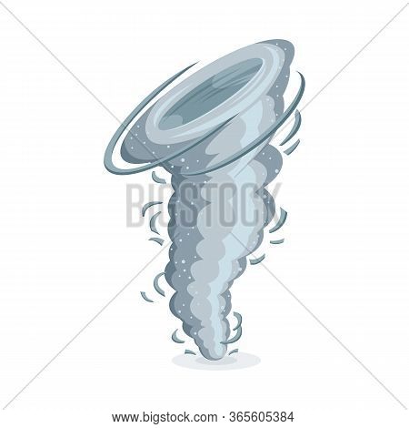 Vector Illustration Of Tornado And Wind Icon. Web Element Of Tornado And Air Vector Icon For Stock.