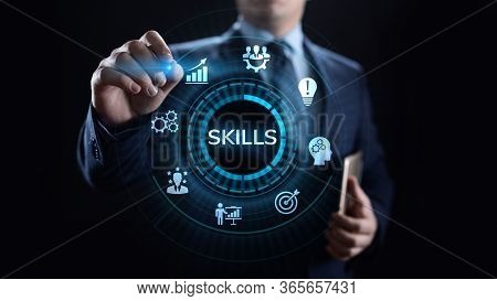 Skills Education Learning Personal Development Competency Business Concept.