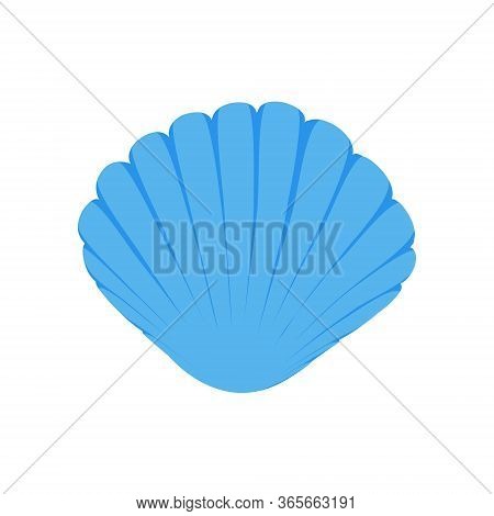 Sea Shell For Summer Design Elements. Trendy Flat Style For Graphic Design, Web-site. Stock Vector I