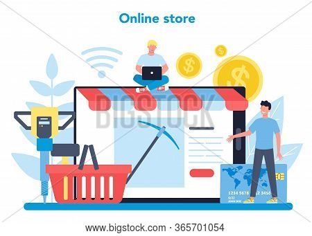 Coal Or Minerals Mining Online Service Or Platform.