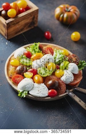 Healthy Salad With Mozzarella