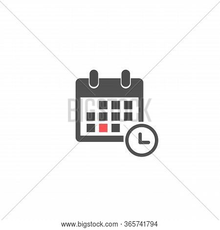 Calendar Icon - Celebration - Clock Icon - Red Day