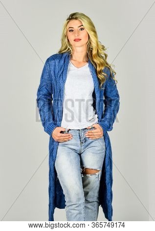 Warm And Comfortable. Clothes Shop. Oversize Cardigan For Your Comfort. Fashionable Cardigan. Girl S