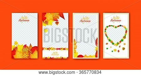 Autumn Design Of Social Media Stories Template