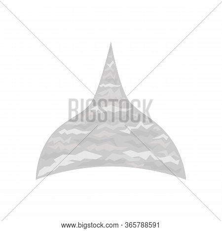 Tin Foil Hat With In Cartoon Style. Vector