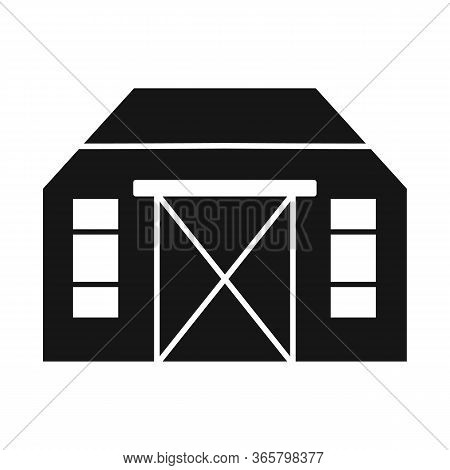 Vector Design Of Hangar And Logistic Logo. Web Element Of Hangar And Garage Stock Vector Illustratio