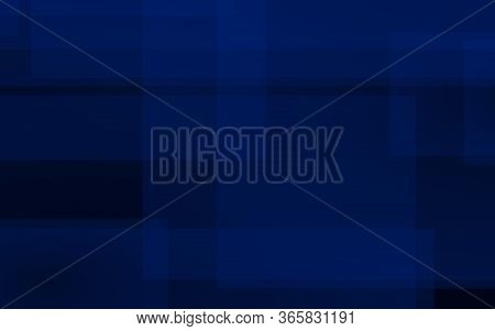 Dark Blue Background. Blue Backdrop With Transparent Suares