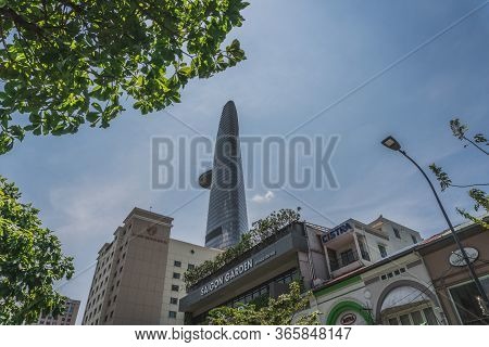 High Skyscraper In Ho Chi Minh City. Ho Chi Minh, Vietnam - March 19, 2020