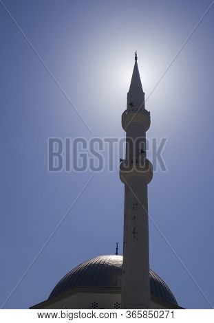 Islam Mosk Silhuette In Sun - The Main Religion In Turkey