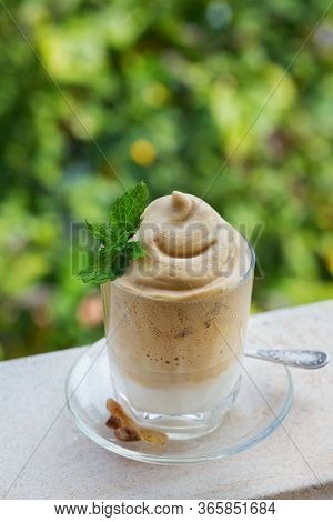 Trendy Iced Frothy Ultra Fluffy Dalgona Instant Coffee Drink