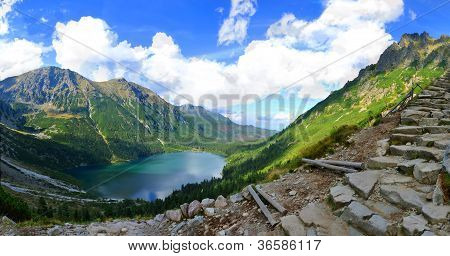 Morskie Oko sø i polske Tatra-bjergene
