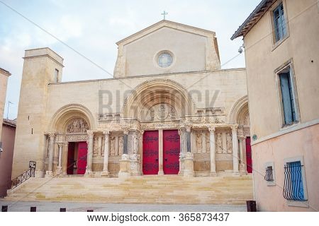 The Abbey Of Saint-gilles, Monastery In Saint-gilles, Southern France