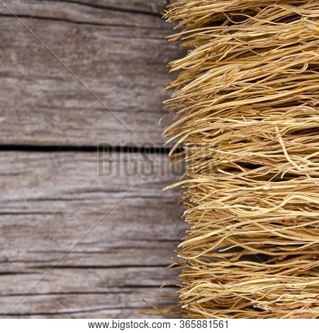 A Multi-colored Textured Background Made Of Natural Materials. Close-up