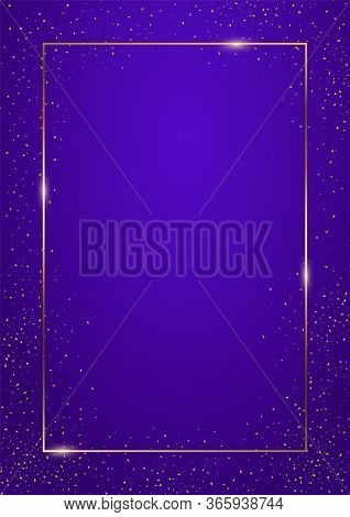 Blue Gradient Vertical Rectangle Background Vector Illustration. Elegant Colorful Wallpaper Design. 