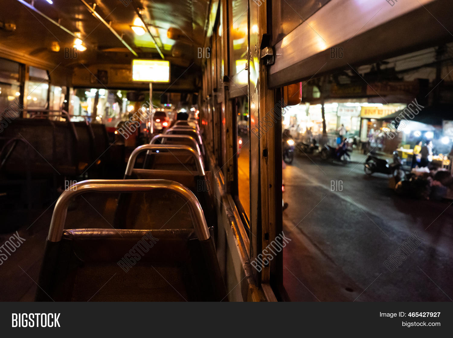 Bus Without Destination Ride Empty Bus Through Image & Photo (Free Trial) | Bigstock