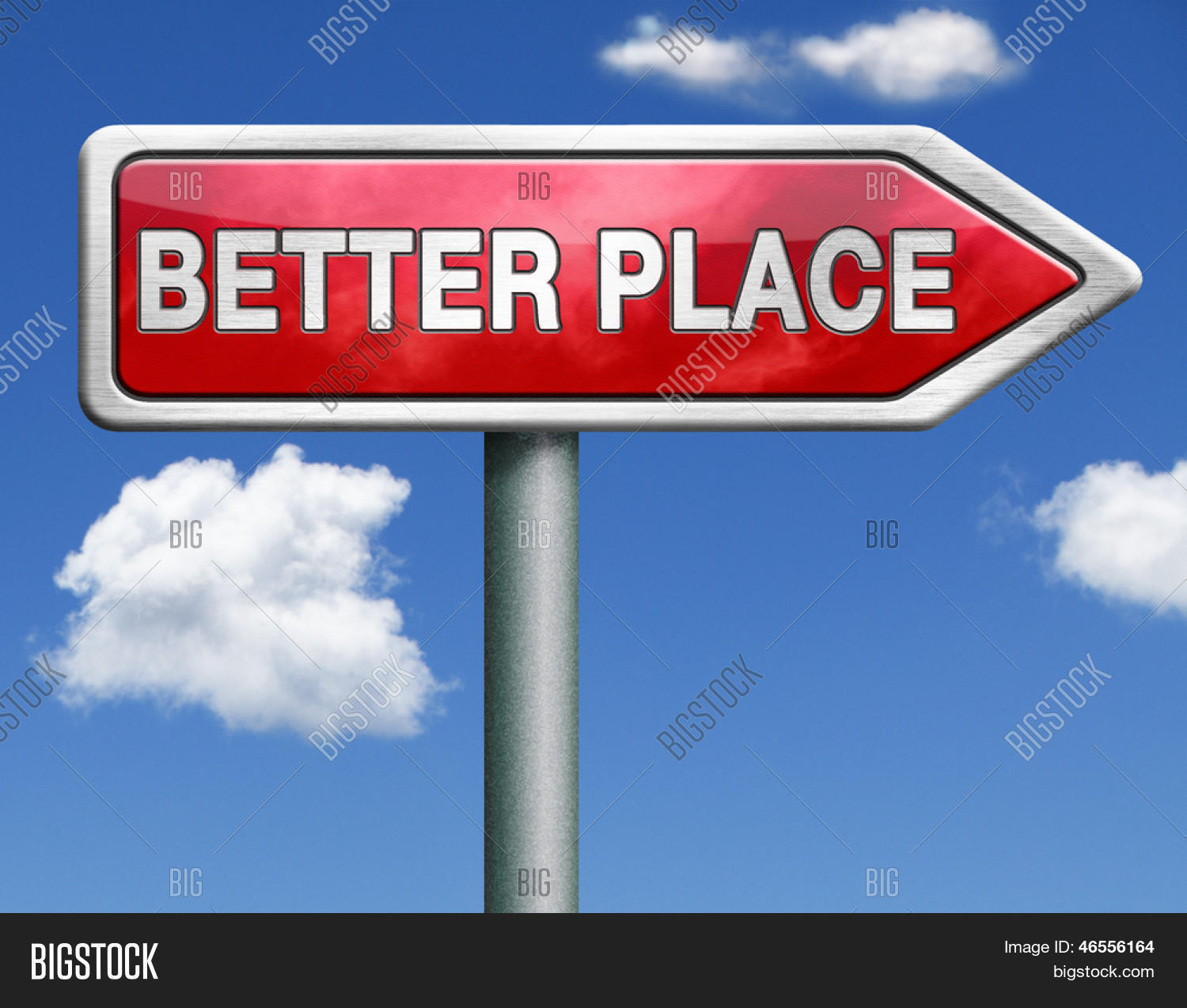 Better Place Pointing Image & Photo (Free Trial) | Bigstock