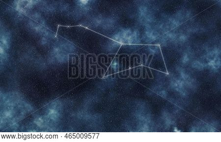 Puppis Star Constellation, Night Sky, Constellation Lines Poop Deck