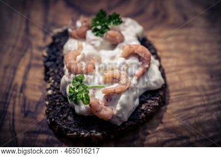 Salad With Fresh North Sea Crabs And Mayonnaise