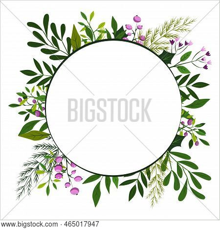 Flower Frames A Set Of Cute Retro Flowers Arranged Without A Wreath Shape, Perfect For Wedding Invit