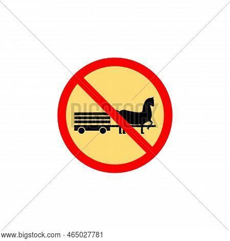 Forbidden Horse Icon Can Be Used For Web, Logo, Mobile App, Ui, Ux