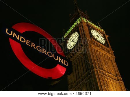 Big Ben v noci