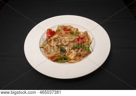 Delicious Thai Cuisine Dish Known As Drunken Noodles