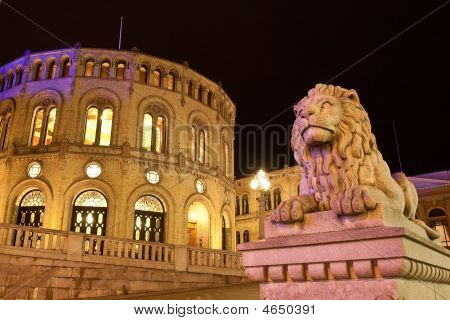 Budova parlamentu Stortinget