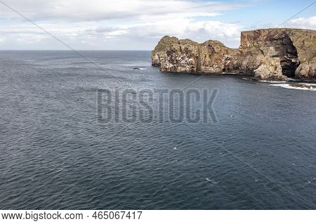 The Cliffs And Sea Stacks An Tor Mor And The Wishing Stone At Port Challa On Tory Island, County Don