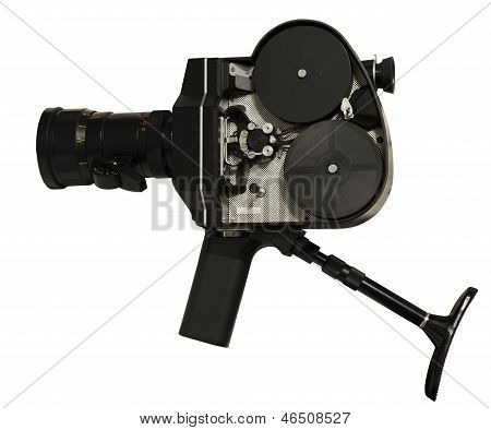 Old Fashioned Movie Camera