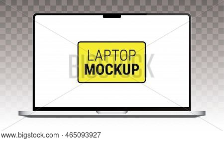 Modern Laptop Mockup Vector & Photo (Free Trial) | Bigstock
