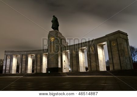 Soviet War Memorial In Berlin Tiergarten