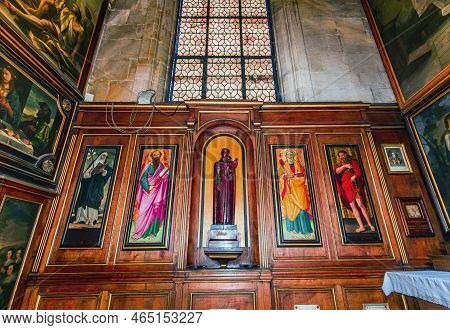 Interiors Of Saint Louis En L'ile  Church, Paris, France