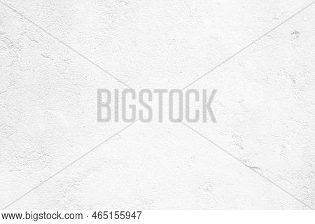 White Grunge Concrete Wall Background, Suitable For Presentation And Web Templates With Space For Te