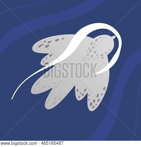 Dove Of Peace With A White Ribbon In Its Beak