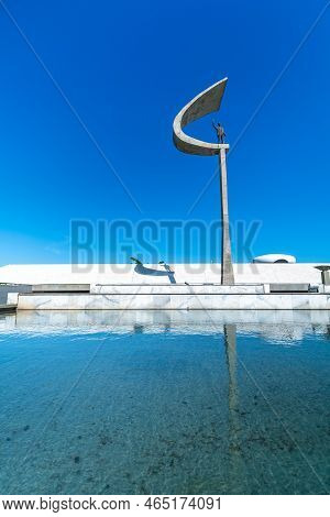 Brasilia, Brazil - February 28, 2022: Juscelino Kubitschek, Jk Memorial