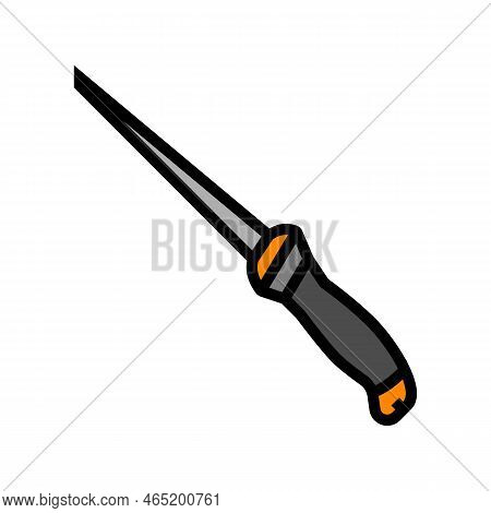 Wallboard Saw Color Icon Vector. Wallboard Saw Sign. Isolated Symbol Illustration