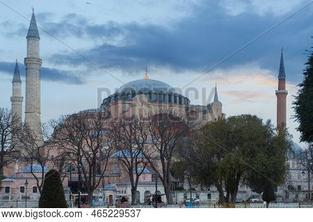 Haghia Sophia -   Mosque In Istanbul. Famous Church