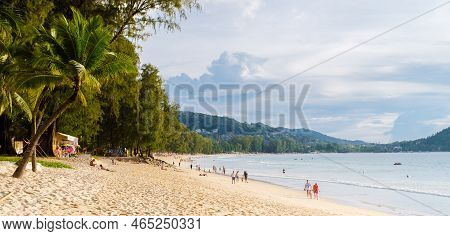 Bang Tao Beach Phuket Thailand In The Afternoon Sun