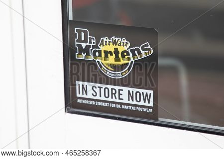 Bordeaux , Aquitaine  France - 11 06 2022 : Dr. Martens In Store Now Logo Sign Store And Brand Text 