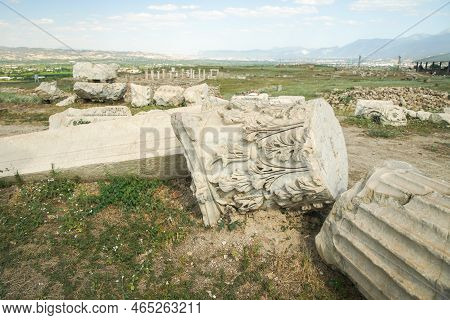 Laodicea On The Lycus Ancient City In Denizli City, Turkiye