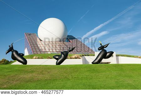 Poitiers, France - September 21 2010 : Futuroscope, Or Parc Du Futuroscope Is A French Amusement Par