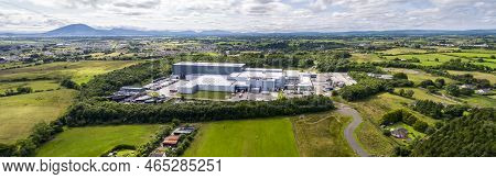 Ballina, County Mayo, Ireland - August 01 2022 : Coca Cola Manufactures The Concentrates Used To Mak