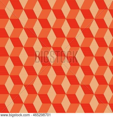 Seamless Groovy Aesthetic Pattern With Triangles In The Style Of The 70s And 60s