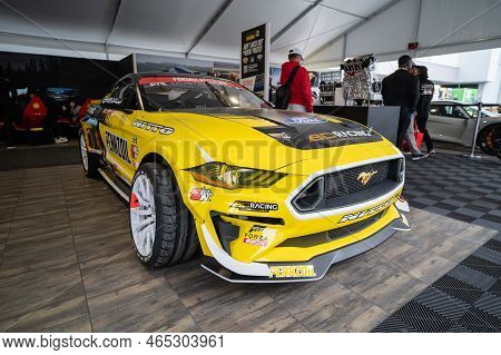 Ford Mustang During Sema Show At Las Vegas Convention Center.