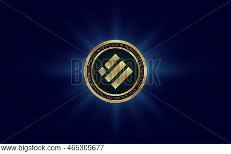 Radio Caca-raca Crypto Currency Images. 3d Illustration. Digital Coins.